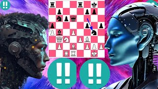 Perfect chess Stockfish vs AlphaZero game 25 [upl. by Cir]