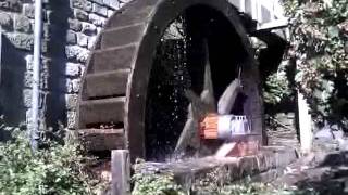 York Castle Museums watermill wheel in action again [upl. by Ennaxxor]