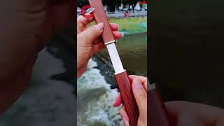 slicing knife butcher knife short youtube foryou [upl. by Eradis515]