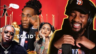 Burna Boy  Solid feat Blxst amp Kehlani Official Audio 🔥 REACTION [upl. by Enawtna]