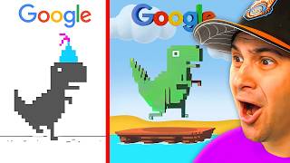 Chrome Dino Game but UPGRADED [upl. by Ahtebbat]