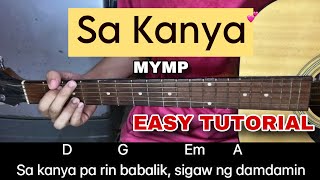 Sa Kanya  MYMP EASY GUITAR TUTORIAL [upl. by Fonda]