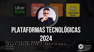 PLATAFORMAS TECNOLOGICAS 2024 Declaración Mensual [upl. by Akerdna288]