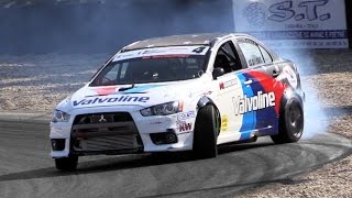 550hp RWD Mitsubishi Lancer Evo X Proto Great Drifting amp Sound [upl. by Acirret]