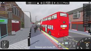 THRASH AND HOOVER 50 Bus Route Croydon Roblox [upl. by Penney]