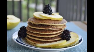 Tortitas de manzana y avena  Oats Apple Pancakes [upl. by Tove]