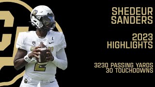 Shedeur Sanders  2023 Highlights [upl. by Otila]