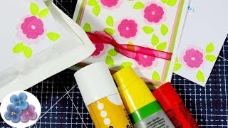 Como Sacar Pegamento del Papel Glue Eraser DIY Tutorial Scrapbook español Pintura Facil [upl. by Yrrej]