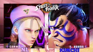 Street Fighter 6 NL Cammy Vs Kimchi EHonda SF6 [upl. by Tayib]