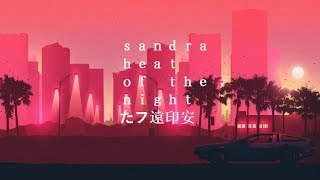 SANDRA  IN THE HEAT OF THE NIGHT VAPORWAVE たフ遠印安 [upl. by Driscoll]