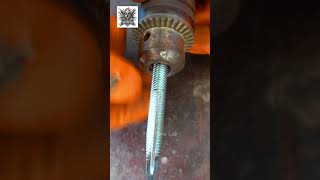 DIY thread tap drill bit shorts feedshorts nutbolts diytools thread tapdrill lifehacks usef [upl. by Mieka749]