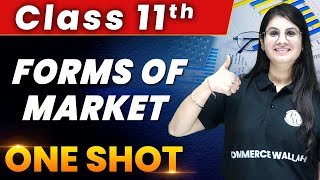 Forms Of Market in One Shot  Everything Covered  Class 11th Economics🔥 [upl. by Ahseina162]