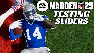 Testing Madden 25 Sliders [upl. by Nhguaved394]