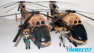 2013 Eaglehawk vs 1986 Tomahawk LiftTicket GI Joe review [upl. by Dolph]