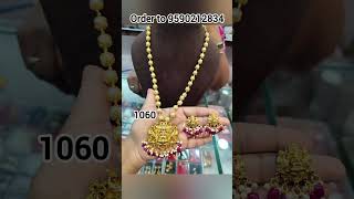 Latest one gram gold jewellery collection ytshorts viralvideo [upl. by Elianore]