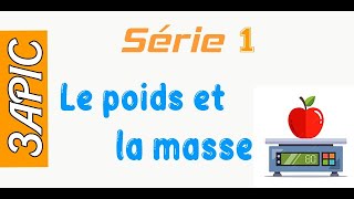 الثالثة إعدادي دولي  Série 1  le poids et la masse [upl. by Cordell943]