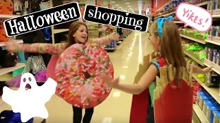 Annie amp Hope go Halloween Shopping at Target CREEPY Costumes SPOOKY Decorations [upl. by Rosmarin130]