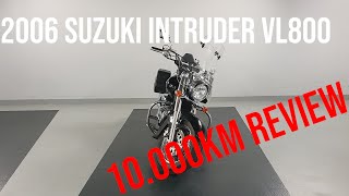 2006 Suzuki Intruder VL800 10000km Review [upl. by Kcerred]