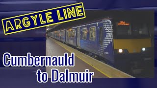 Cumbernauld to Dalmuir  FULL JOURNEY  ScotRail 320 EMU via Glasgow Central Argyle Line [upl. by Dylane140]