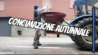 Concimazione autunnale Noccioleto  Novembre 2024 [upl. by Pathe]