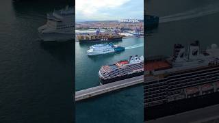 🇪🇦 Málaga Spain cruiseship djispain dronespain dji drone djimini3pro malaga costadelsol [upl. by Freddie120]