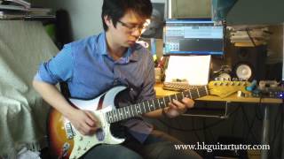 Rockschool Guitar Grade 8 Technical Exercise Blues by Rayson Kong [upl. by Lechner]