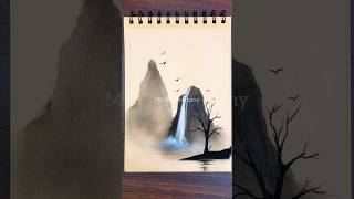 Simple CHARCOAL DRAWING For Beginners 😍 art drawing trending viral shortsvideo youtubeshorts [upl. by Yrdua782]