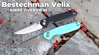 Bestechman Velix Button Lock Knife  5Minute Review  Atlantic Knife [upl. by Akirea]