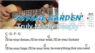 Savage Garden  Truly Madly Deeply Chords Lyrics [upl. by Neeruam494]