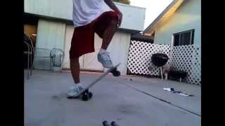 How to ollie on a Penny board for beginners [upl. by Allenod]