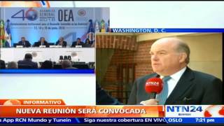 La OEA volverá a discutir quotmuy prontoquot la crisis en Venezuela según el exembajador Pedro Burelli [upl. by Neryt]