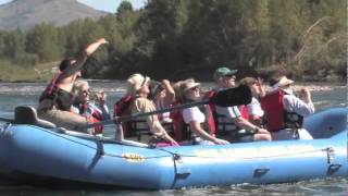 Dave Hansen Scenic Float Trips  Teton Views  Snake River Jackson Hole Wyoming [upl. by Anawal]