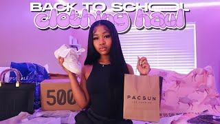 1000 BACK TO SCHOOL CLOTHING HAUL  shein skims plt fashion nova etc… [upl. by Sucy146]