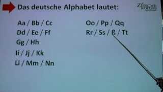 103 Deutsch lernen A1  Alphabet  German alphabet for beginners [upl. by Catlin]