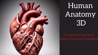 Understanding the Heart Human Anatomy 3D  Circulatory System amp Heart Function Explained [upl. by Ilka]