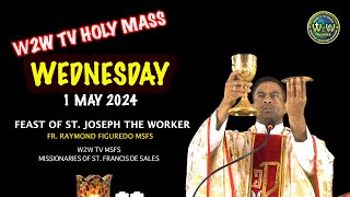 WEDNESDAY HOLY MASS  ST JOSEPH THE WORKER  1 MAY 2024  5TH WEEK OF EASTER II dailyholymass [upl. by Gnurt305]