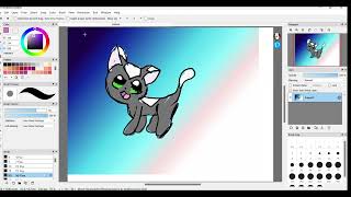 Drawing Mosskit form Warrior Cats on FireAlpaca FireAlpaca review kind of [upl. by Ydnac349]