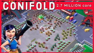 27 million CONIFOLD with MICROWAVER 😎 SOLO operation MASSIVE ATTACK  BOOM BEACH strategygameplay [upl. by Oznole48]