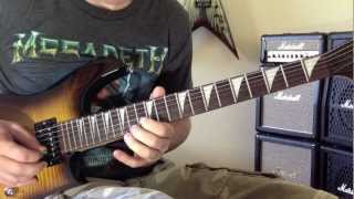 Megadeth  Hangar 18 Solo Guitar Lesson Pt 1 [upl. by Kuhn]