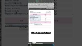 Créer une checklist dynamique  Tuto Excel [upl. by Arahsat486]