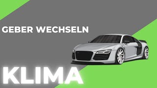 Audi R8 Klimaanlagen Instandsetzung  Geber Tausch [upl. by Naji]