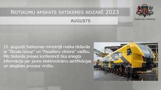 2023 gada 3 ceturksnis satiksmes nozarē [upl. by Aneej707]