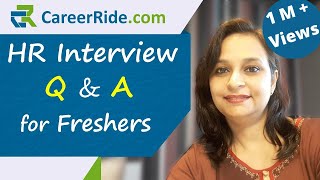 HR Interview Question and Answers for Freshers [upl. by Naujd173]