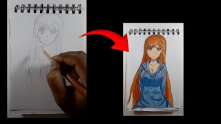 Overflow Drawing With Water Colour How To Draw Overflow Step By Step [upl. by Berlinda]