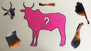 Cute Indian Cow Puzzle Challenge DIY [upl. by Neneek63]