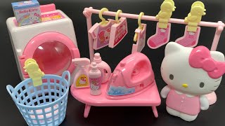 10 Minutes Satisfying with Unboxing Hello Kitty Laundry Set ASMR no music [upl. by Yokoyama115]