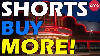 AMC SHORTS BUYING MORE SHARES Short Squeeze Update [upl. by Odlaner]