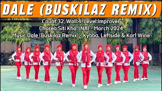 Dale Buskilaz RemixLine DanceImproverKAHIYANGChoreoSiti Kha INA  March 2024 [upl. by Enytsirhc]