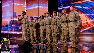 82nd Airborne Chorus Full Performance  Americas Got Talent 2023 Auditions Week 6 [upl. by Tolley944]