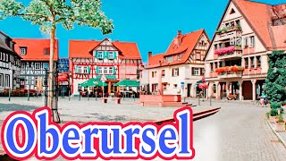 Oberursel City Germany 🇩🇪 Walking tour 4k video [upl. by Forelli116]